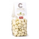 Pistì - Chiccosi - Pistachio Beans Covered with White Chocolate - Fine Pastry Hand Wrapped
