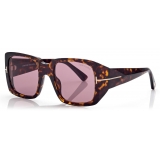 Tom Ford - Ryder-02 Sunglasses - Occhiali da Sole Squadrati - Havana Bionda - FT1035 - Occhiali da Sole - Tom Ford Eyewear