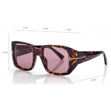 Tom Ford - Ryder-02 Sunglasses - Square Sunglasses - Blonde Havana - FT1035 - Sunglasses - Tom Ford Eyewear