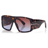 Tom Ford - Raven Sunglasses - Occhiali da Sole a Farfalla - Nero - FT1036 - Occhiali da Sole - Tom Ford Eyewear