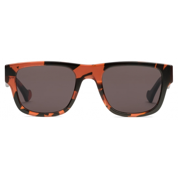 Gucci - Occhiale da Sole Squadrati - Arancione Marrone - Gucci Eyewear