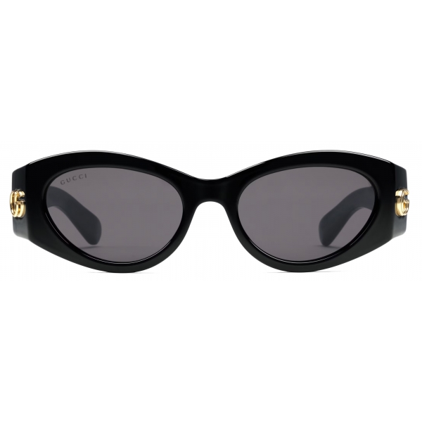 Gucci - Occhiale da Sole Cat Eye - Nero Grigio - Gucci Eyewear