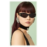 Gucci - Occhiale da Sole Cat Eye - Nero Grigio - Gucci Eyewear