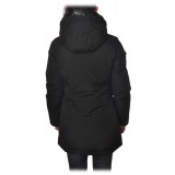 Woolrich - Shiny Double Hooded Down Jacket - Black - Jacket - Luxury Exclusive Collection