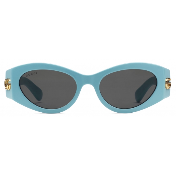 Gucci - Cat-Eye Frame Sunglasses - Light Blue Grey - Gucci Eyewear