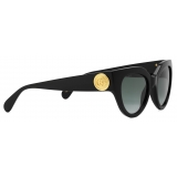Gucci - Cat-Eye Frame Sunglasses - Black Gradient Grey - Gucci Eyewear