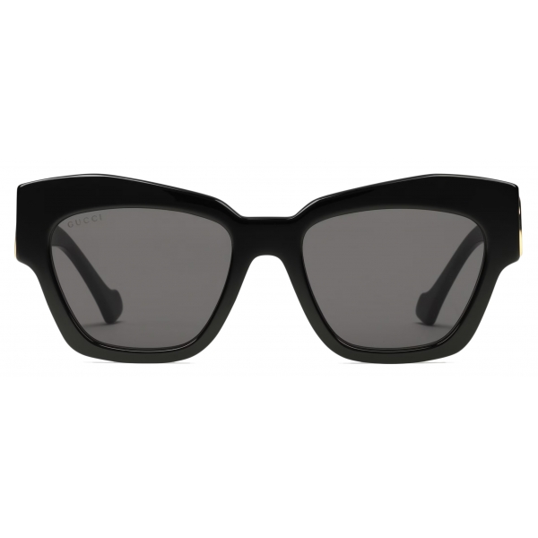 Gucci - Cat-Eye Frame Sunglasses - Black Grey - Gucci Eyewear