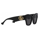 Gucci - Occhiale da Sole Cat Eye - Nero Grigio - Gucci Eyewear