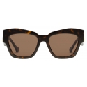 Gucci - Occhiale da Sole Cat Eye - Tartaruga Marrone - Gucci Eyewear