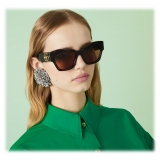 Gucci - Occhiale da Sole Cat Eye - Tartaruga Marrone - Gucci Eyewear