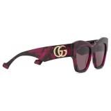 Gucci - Cat-Eye Frame Sunglasses - Tortoiseshell Black Pink - Gucci Eyewear