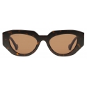 Gucci - Geometric Frame Sunglasses - Tortoiseshell Brown - Gucci Eyewear