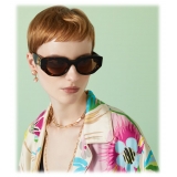 Gucci - Occhiale da Sole Geometrica - Tartaruga Marrone - Gucci Eyewear