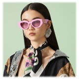 Gucci - Occhiale da Sole Geometrica - Tartaruga Rosso Blu - Gucci Eyewear