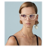 Gucci - Rectangular Frame Sunglasses - Ivory - Gucci Eyewear