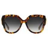 Gucci - Square Frame Sunglasses - Dark Tortoiseshell Grey - Gucci Eyewear