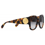 Gucci - Occhiale da Sole Squadrati - Tartaruga Scuro Grigio - Gucci Eyewear