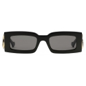 Gucci - Occhiale da Sole Rettangolari - Nero Grigio - Gucci Eyewear