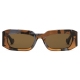 Gucci - Occhiale da Sole Rettangolari - Marrone Lilla - Gucci Eyewear