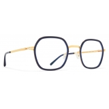 Mykita - Ven - Lite - Oro Lucido Indaco Lattiginoso - Metal Glasses - Occhiali da Vista - Mykita Eyewear