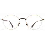 Mykita - Akemi - Lessrim - Gold Dark Brown - Metal Glasses - Optical Glasses - Mykita Eyewear