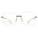 Mykita - Himiko - Lessrim - Black Glossy Gold - Metal Glasses - Optical Glasses - Mykita Eyewear