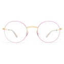 Mykita - Kayo - Lessrim - Gold Neon Pink - Metal Glasses - Optical Glasses - Mykita Eyewear