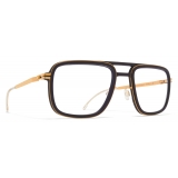 Mykita - Spruce - Mylon - Nero Pece Oro Lucido - Mylon Glasses - Occhiali da Vista - Mykita Eyewear