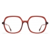 Mykita - Farah - Acetate - Pine Honey Silk Graphite - Acetate Glasses - Optical Glasses - Mykita Eyewear