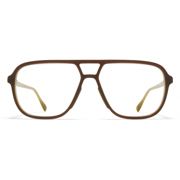 Mykita - Kami - Acetate - Green Dark Brown Silk Gold - Acetate Glasses - Optical Glasses - Mykita Eyewear