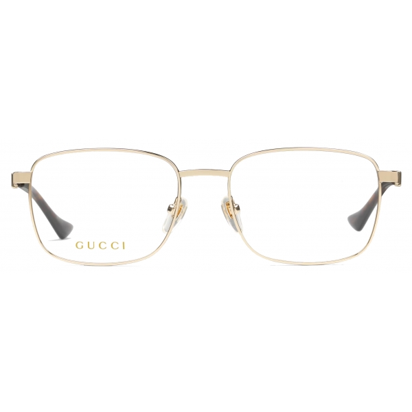 Gucci - Square Frame Optical Glasses - Gold - Gucci Eyewear