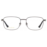 Gucci - Occhiale da Vista Squadrati - Argento - Gucci Eyewear