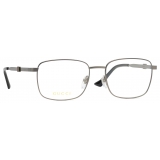 Gucci - Square Frame Optical Glasses - Silver - Gucci Eyewear