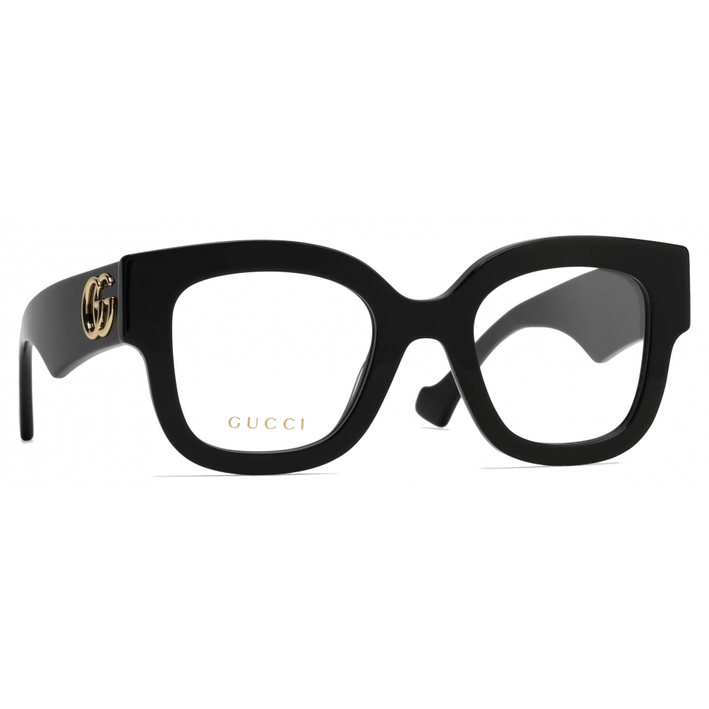 Gucci Round Frame Optical Glasses Black Gucci Eyewear Avvenice