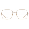 Gucci - Square Frame Optical Glasses - Rose Gold - Gucci Eyewear