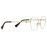 Gucci - Cat-Eye Frame Optical Glasses - Gold - Gucci Eyewear