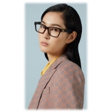 Gucci - Rectangular Frame Optical Glasses - Tortoiseshell - Gucci Eyewear