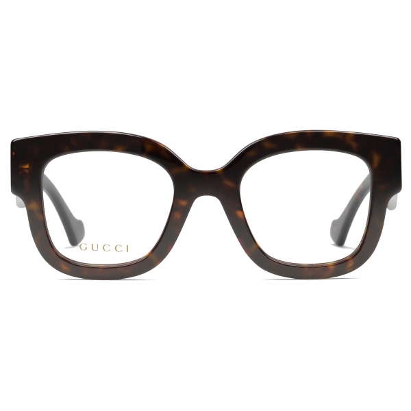 Gucci Round Frame Optical Glasses Tortoiseshell Gucci Eyewear Avvenice