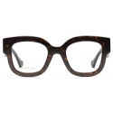 Gucci - Round Frame Optical Glasses - Tortoiseshell - Gucci Eyewear