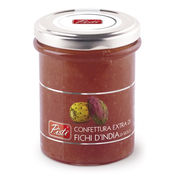 Pistì - Marmellata Extra di Fichi d'India - Marmellate e Confetture di Sicilia - In Vasetto di Vetro Premium
