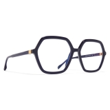 Mykita - Neela - Acetate - Indaco Lattiginoso Oro Seta - Acetate Glasses - Occhiali da Vista - Mykita Eyewear