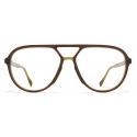 Mykita - Suri - Acetate - Green Dark Brown Silk Gold - Acetate Glasses - Optical Glasses - Mykita Eyewear