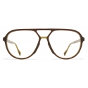Mykita - Suri - Acetate - Verde Marrone Scuro Oro Seta - Acetate Glasses - Occhiali da Vista - Mykita Eyewear