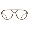 Mykita - Suri - Acetate - Verde Marrone Scuro Oro Seta - Acetate Glasses - Occhiali da Vista - Mykita Eyewear