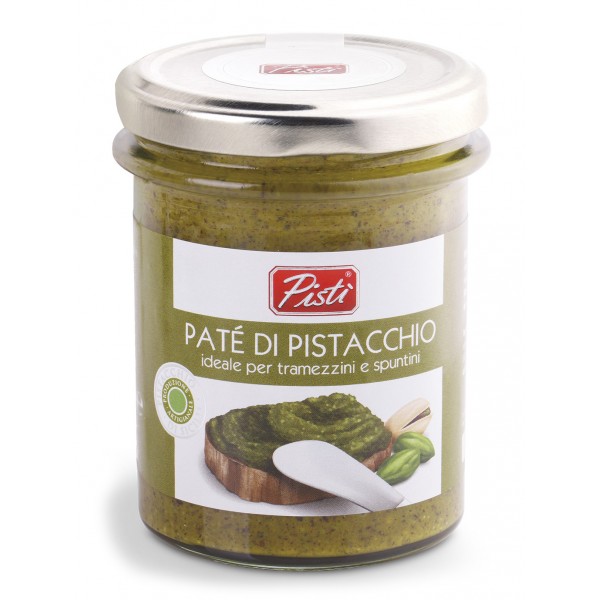 Pistì - Spreadable Pistachio Paté - Bronte Sicily - Artisan Patè - In Premium Glass Jar