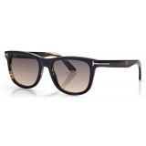 Tom Ford - Blue Block Square Opticals - Occhiali da Vista Squadrati - Vino - FT5880-B -Tom Ford Eyewear