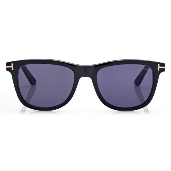Tom Ford - Soft Square Horn Sunglasses - Square Sunglasses - Black Horn Blue - FT1046-P -Tom Ford Eyewear
