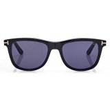 Tom Ford - Soft Square Horn Sunglasses - Occhiali da Sole Squadrati - Corno Nero Blu - FT1046-P - Tom Ford Eyewear