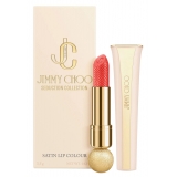 Jimmy Choo - JC Satin Lip Colour - Peach Melba Satin Lipstick - Exclusive Collection - Luxury Fragrance