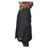 Woolrich - Hooded Waisted Down Jacket - Black - Jacket - Luxury Exclusive Collection